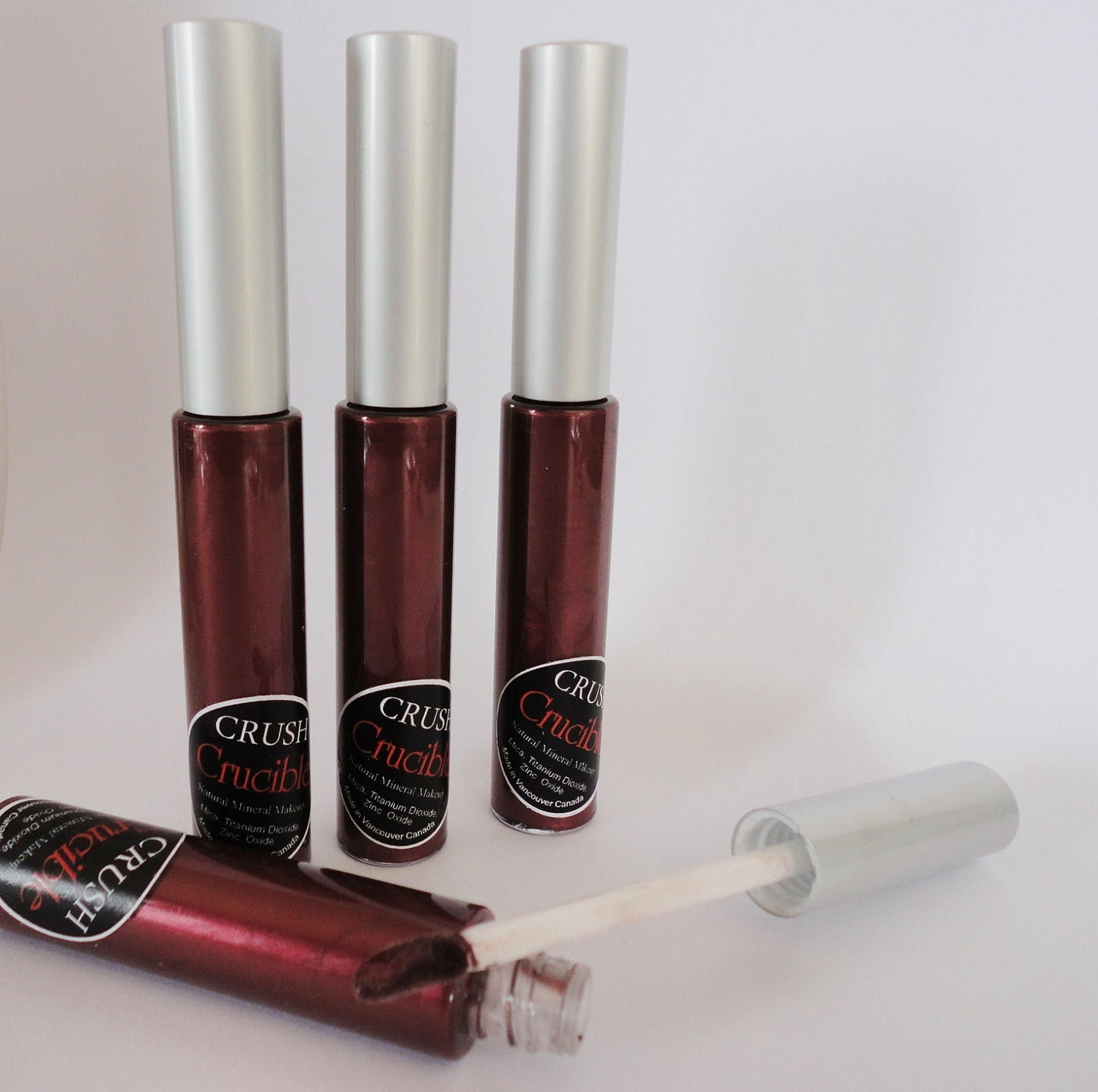 Red Liquid lipstick Lip Gloss Thick Shiny Glossy  Make up Vegan Lip Stick Intense Cherry Red CRUCIBLE