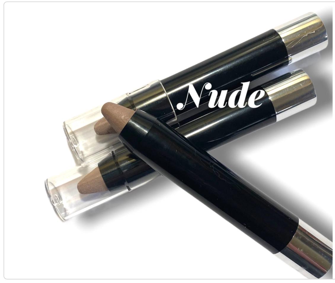 Nude - Medium Nude pink-Cream Formula -Lip Twist Up Tube - pigmented Color- Vitamin E  Enriched- Luscious Rich Color - Natural Vegan.