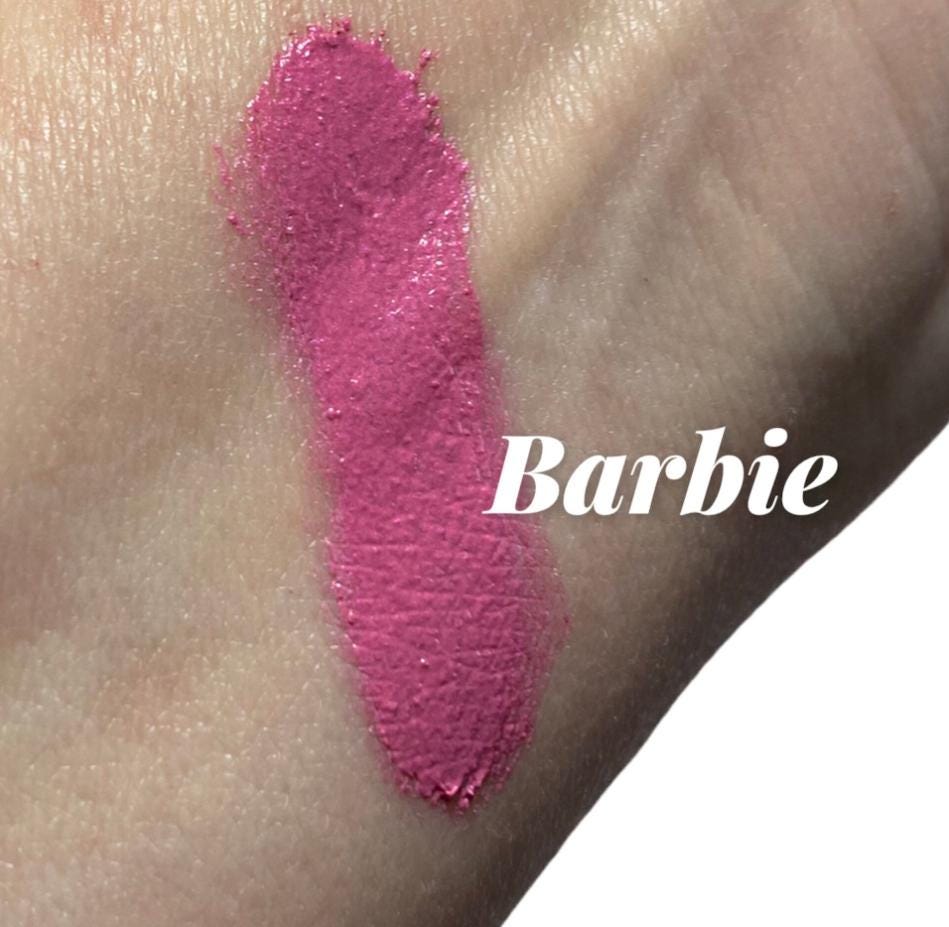 Pink Lipstick- Bright pink-Cream Formula -Lip Crayon- Twist Up Tube - pigmented Color - Luscious Rich Color - Natural Vegan- BARBIE