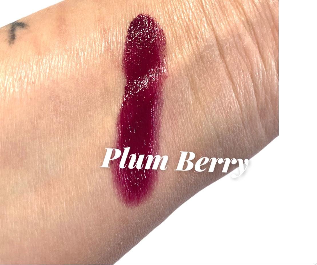 Plum Red lipstick Cream Formula -Lip Twist Up Tube - pigmented Color- Vitamin E  Enriched- Luscious Rich Color - Natural Vegan.
