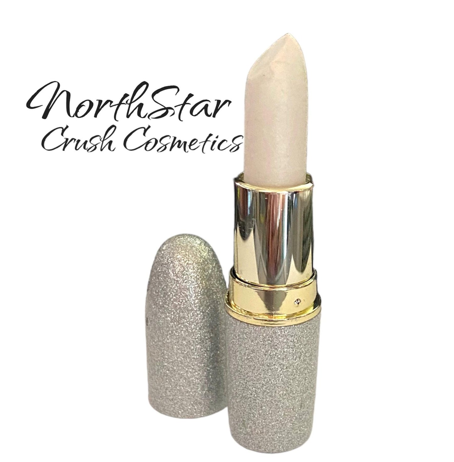 North Star Lipstick Duo Chrome -  Green Gold shifting Metallic Shimmer  Lipstick - Vegan Paraben-free Cream Formula -long lasting-natural