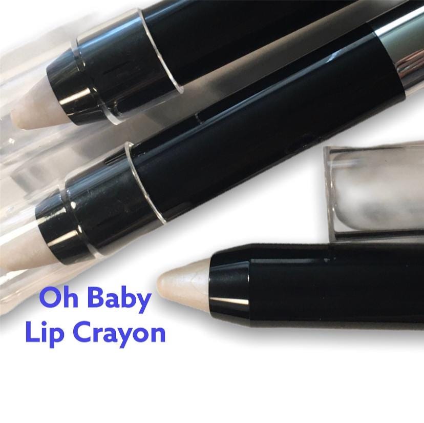 Pink Peony Lipstick -  Pink Shimmer -Cream Lip Crayon - Twist Up Tube - pigmented Color- Luscious Rich Color - Natural Vegan
