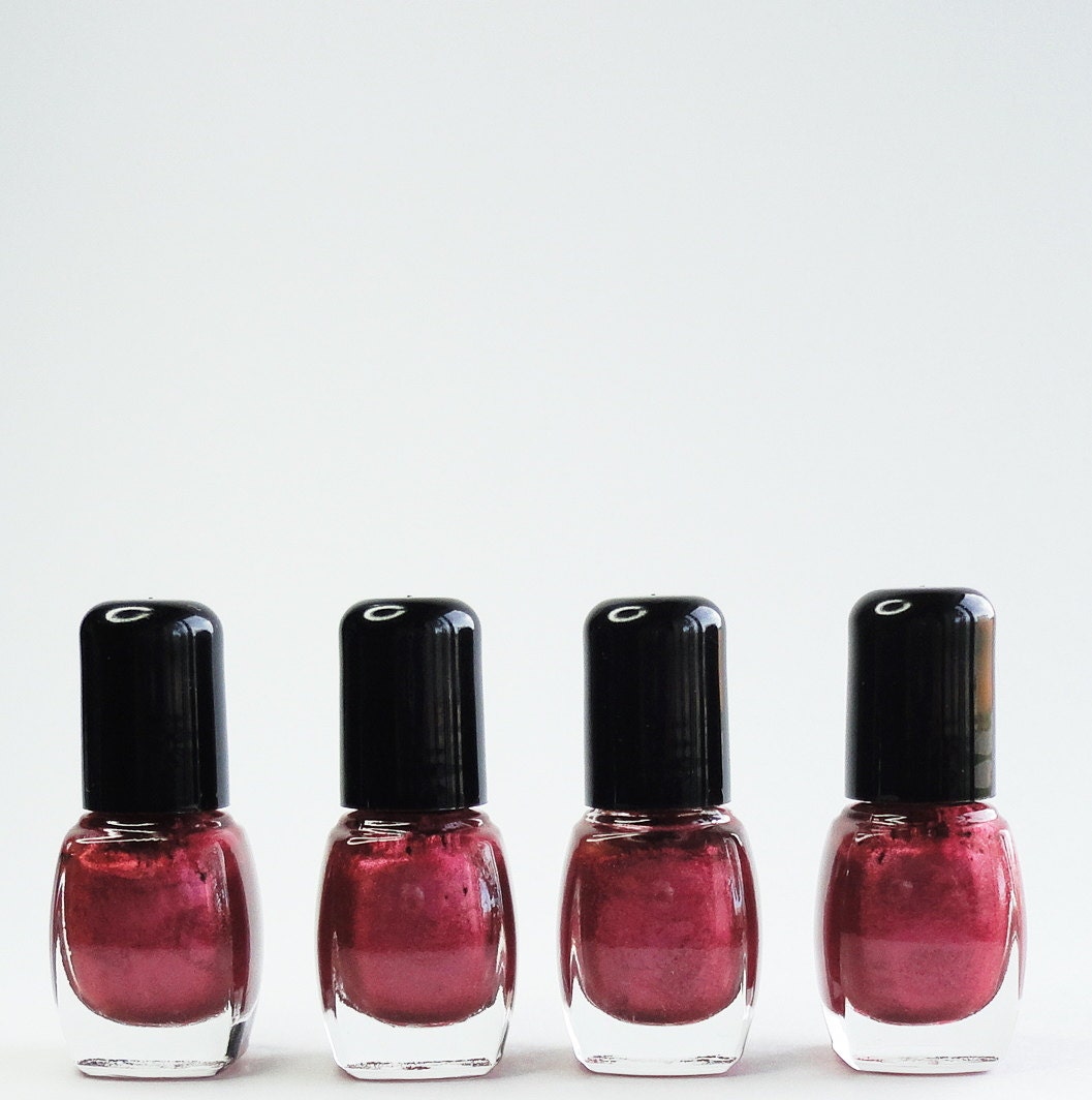Nail Polish Starlet Duo chrome pink violet blue Vegan nails  free from harsh chemicals indie nail polish mini bottle