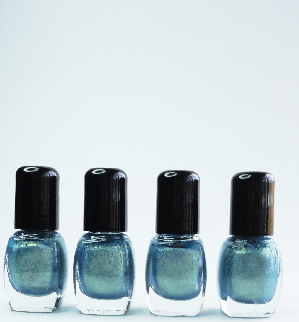 Nail Polish Starlet Duo chrome pink violet blue Vegan nails  free from harsh chemicals indie nail polish mini bottle